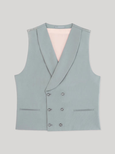 Gilet ville en laine majoritaire vert clair - IZAC