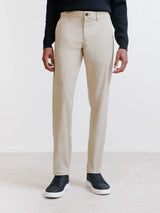 Beige cotton pants