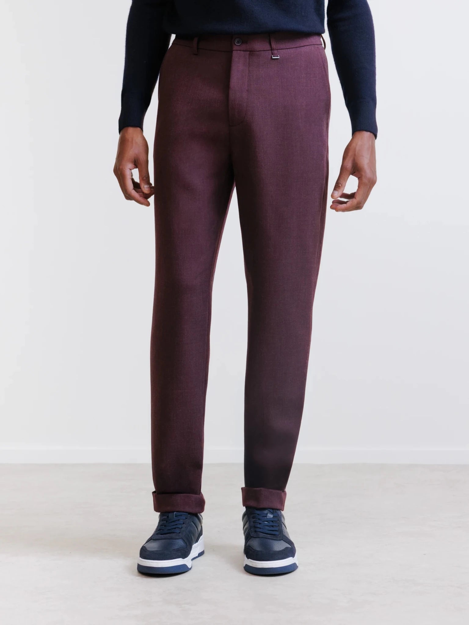 Pantalon armuré bordeaux - IZAC