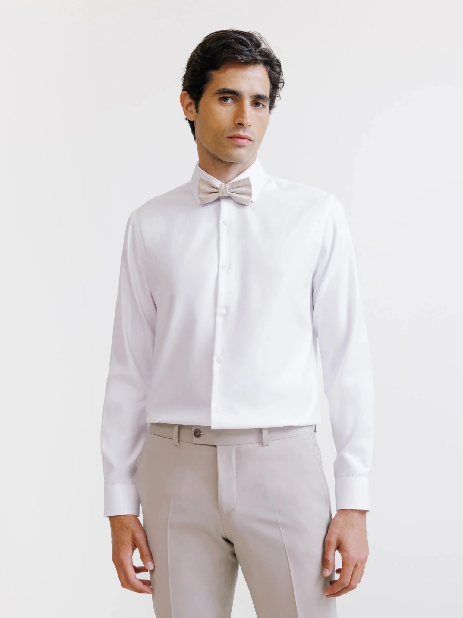 Chemise non iron blanche - IZAC