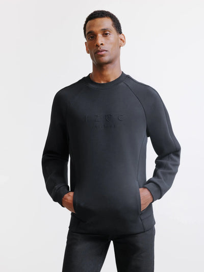 Sweat col rond noir - IZAC