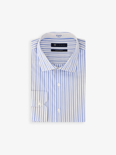 Chemise à rayures ciel - IZAC