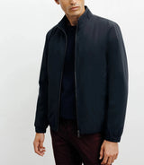 Blouson col chemise marine - IZAC