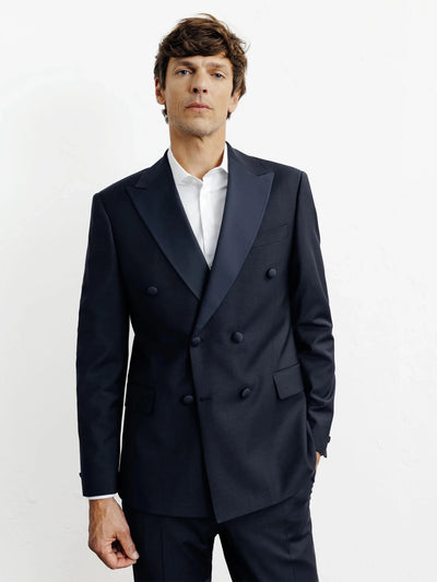Costume croisé marine - IZAC