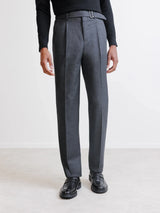 Grey city trousers