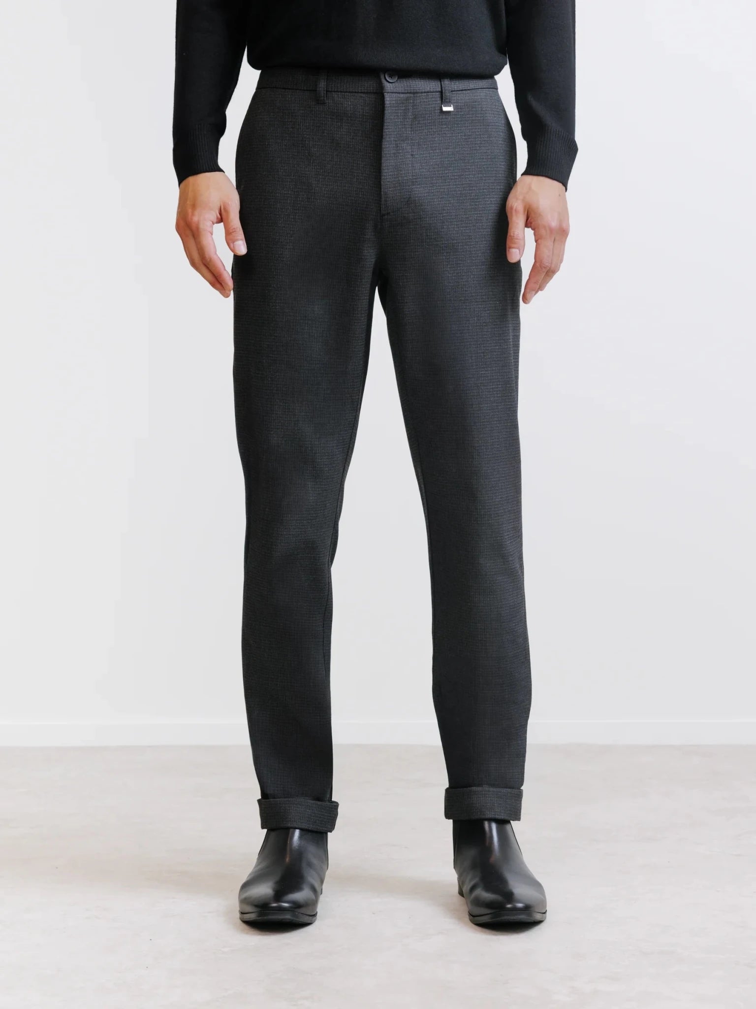 Pantalon casual noir - IZAC