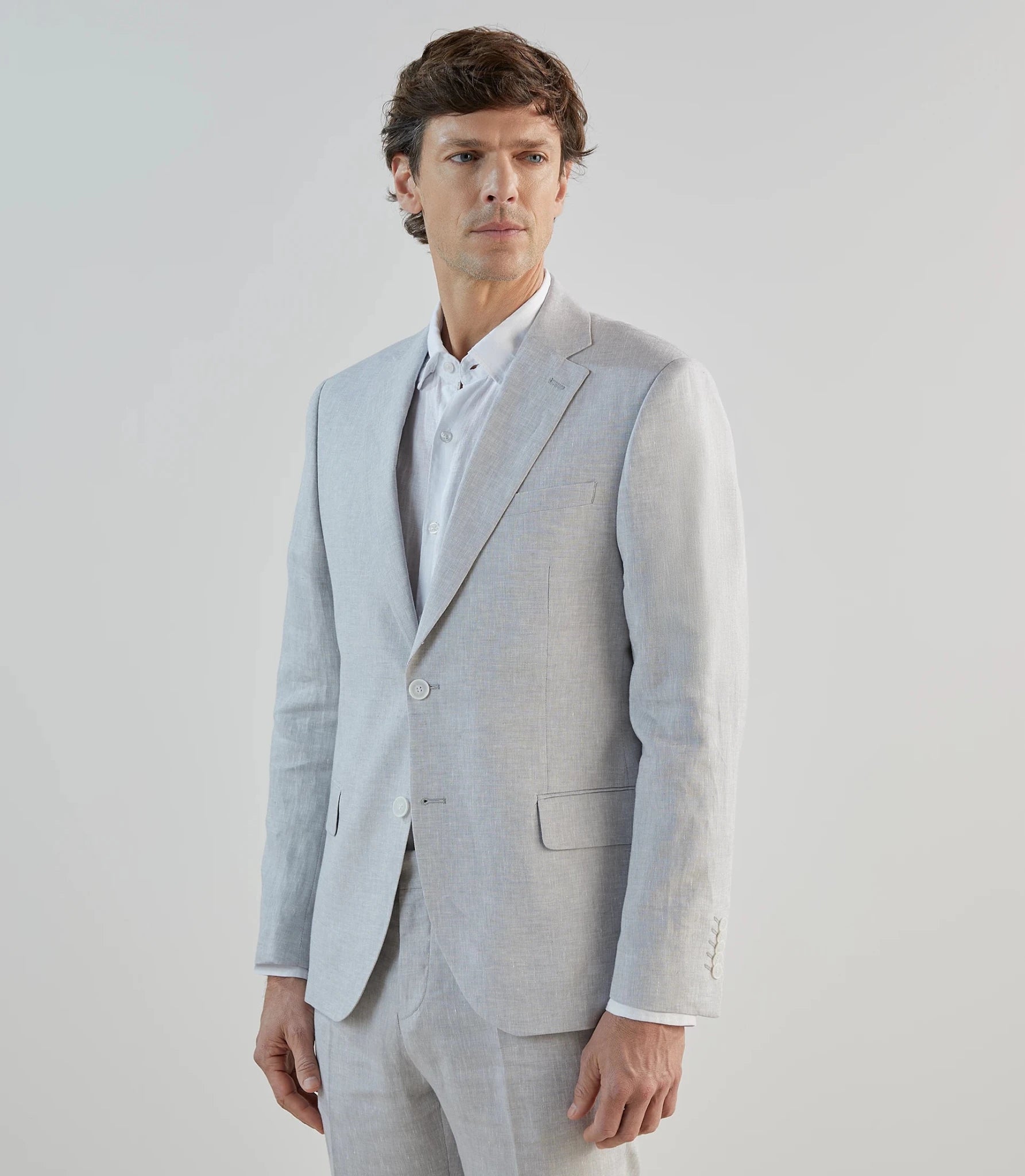 Veste ville 100% lin grise - IZAC