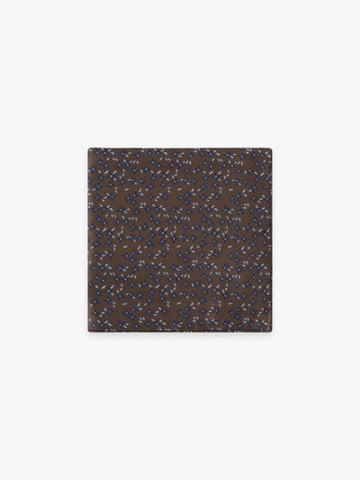 Pochette fantaisie marron - IZAC