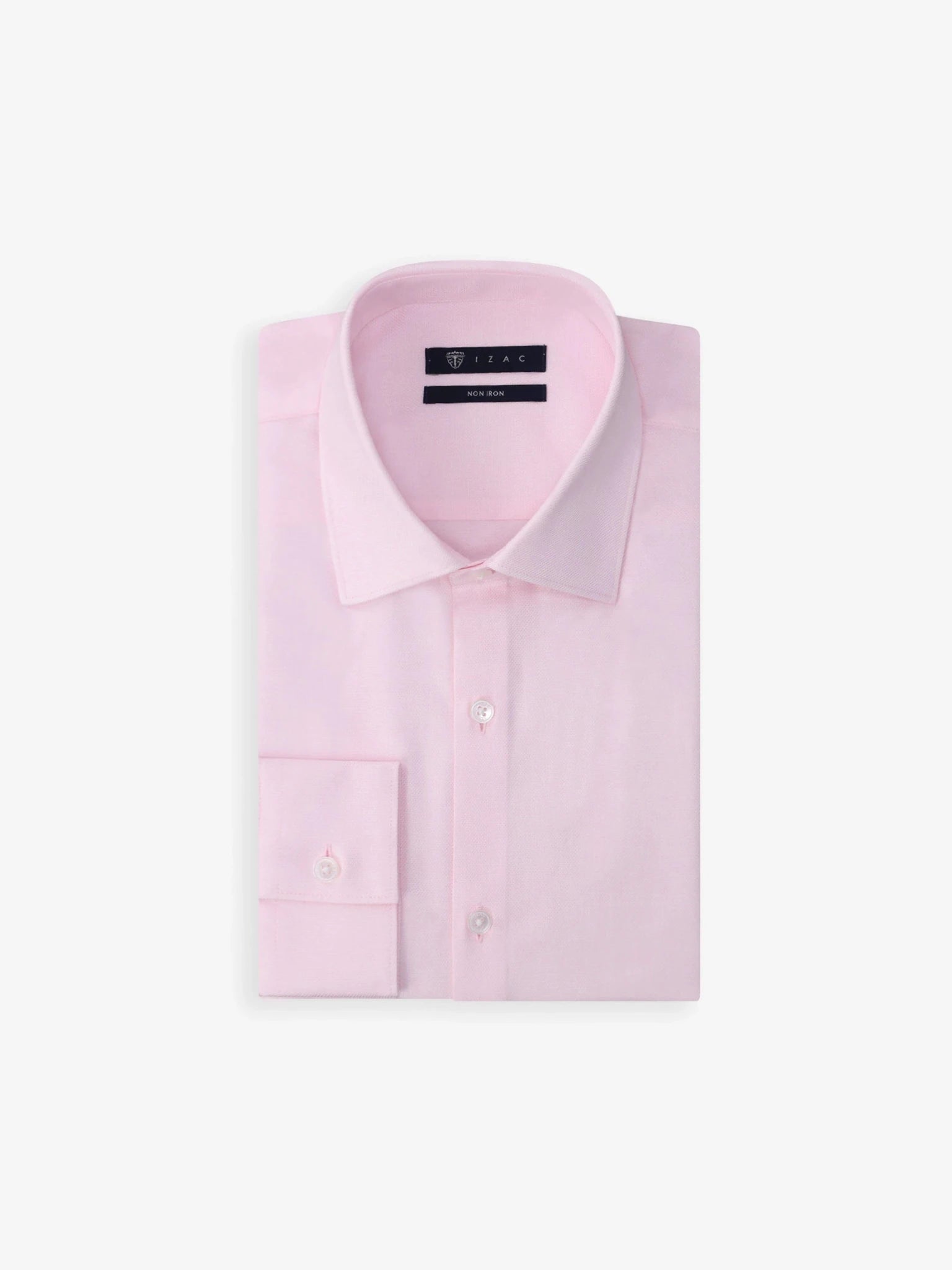 Chemise non iron rose - IZAC