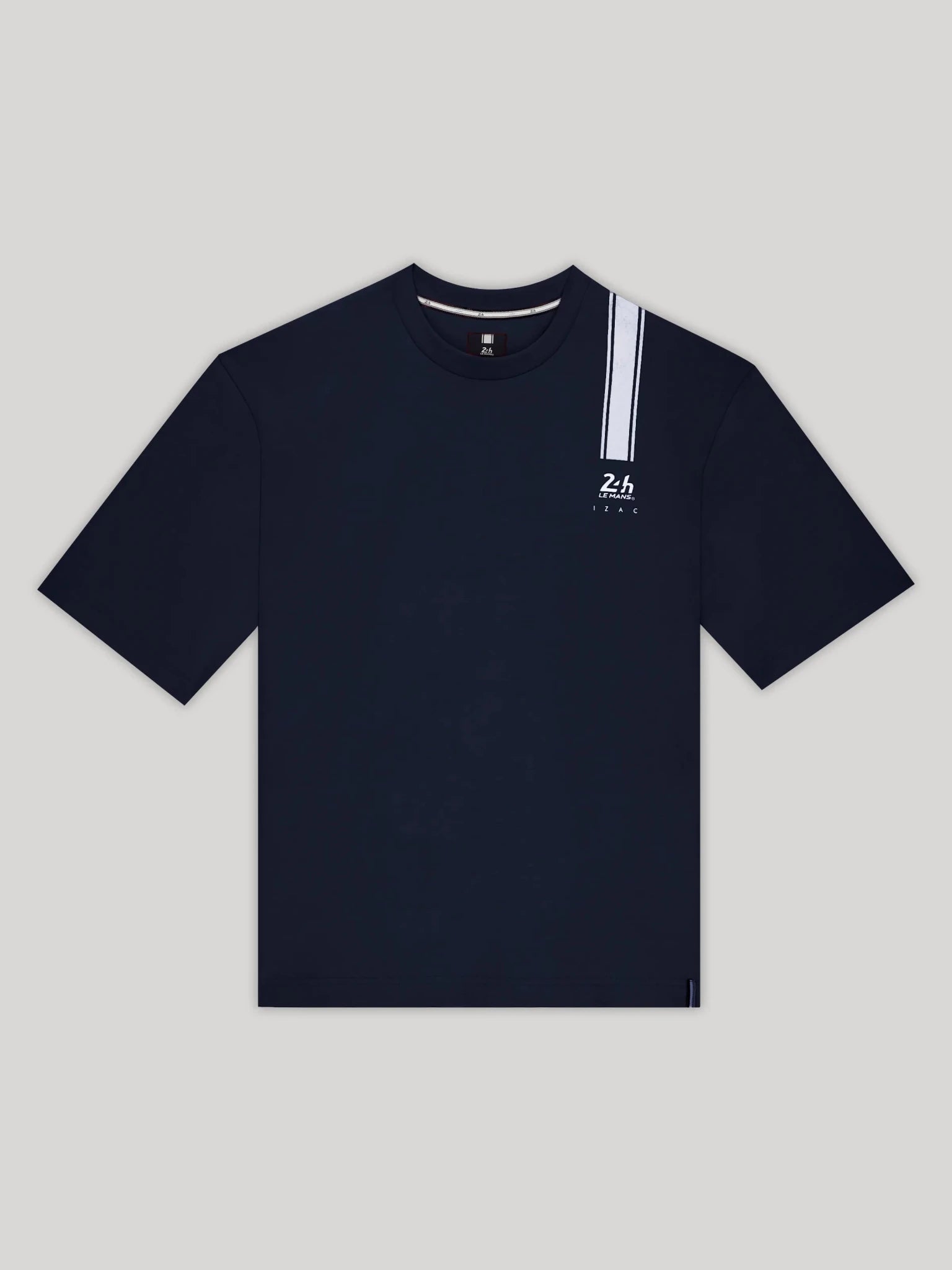 T-shirt col rond marine 24h Le Mans - IZAC