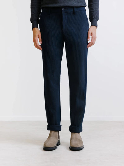 Pantalon en velours marine - IZAC