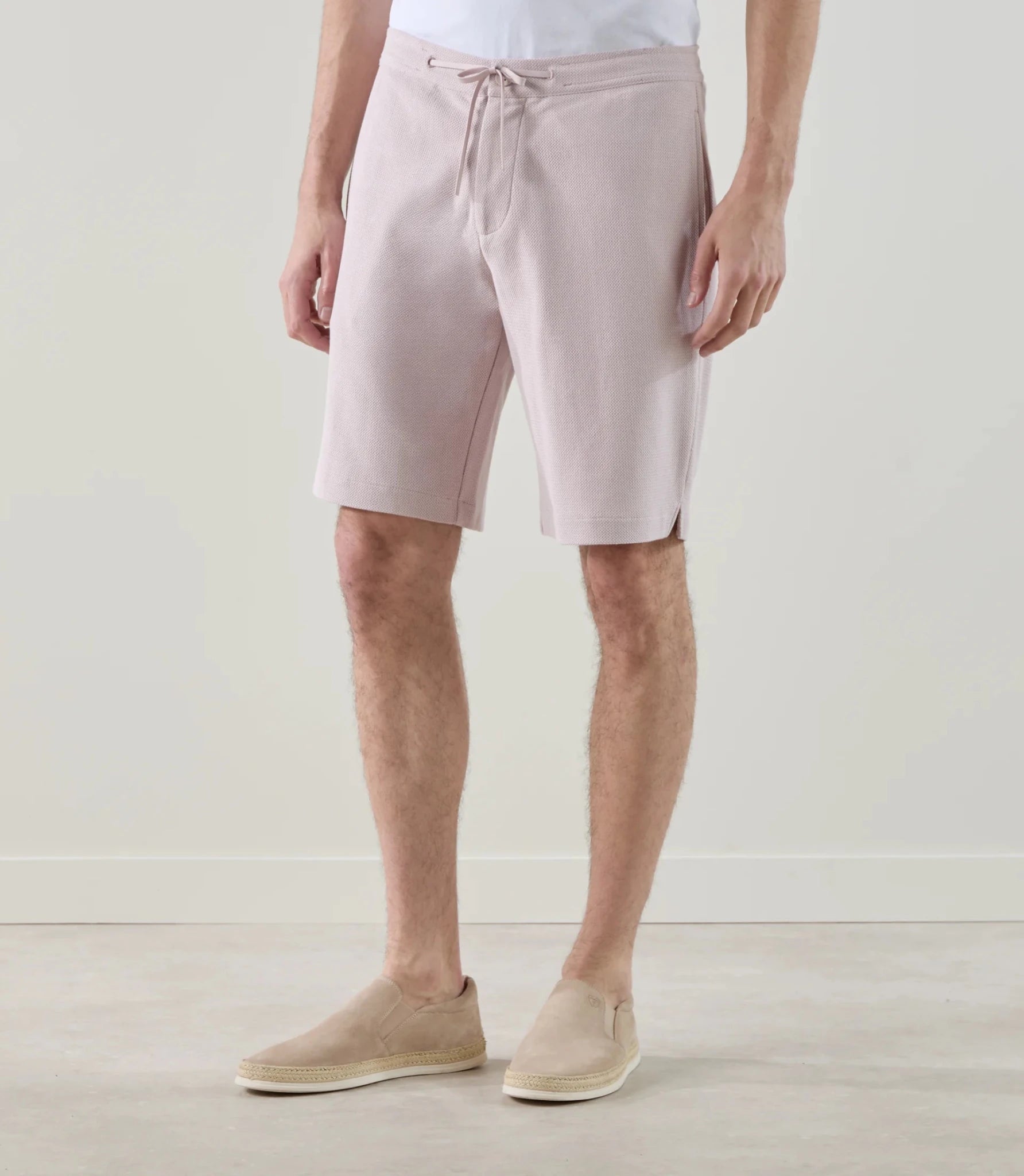 Bermuda en maille mauve - IZAC