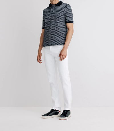 Polo boutonné marine - IZAC
