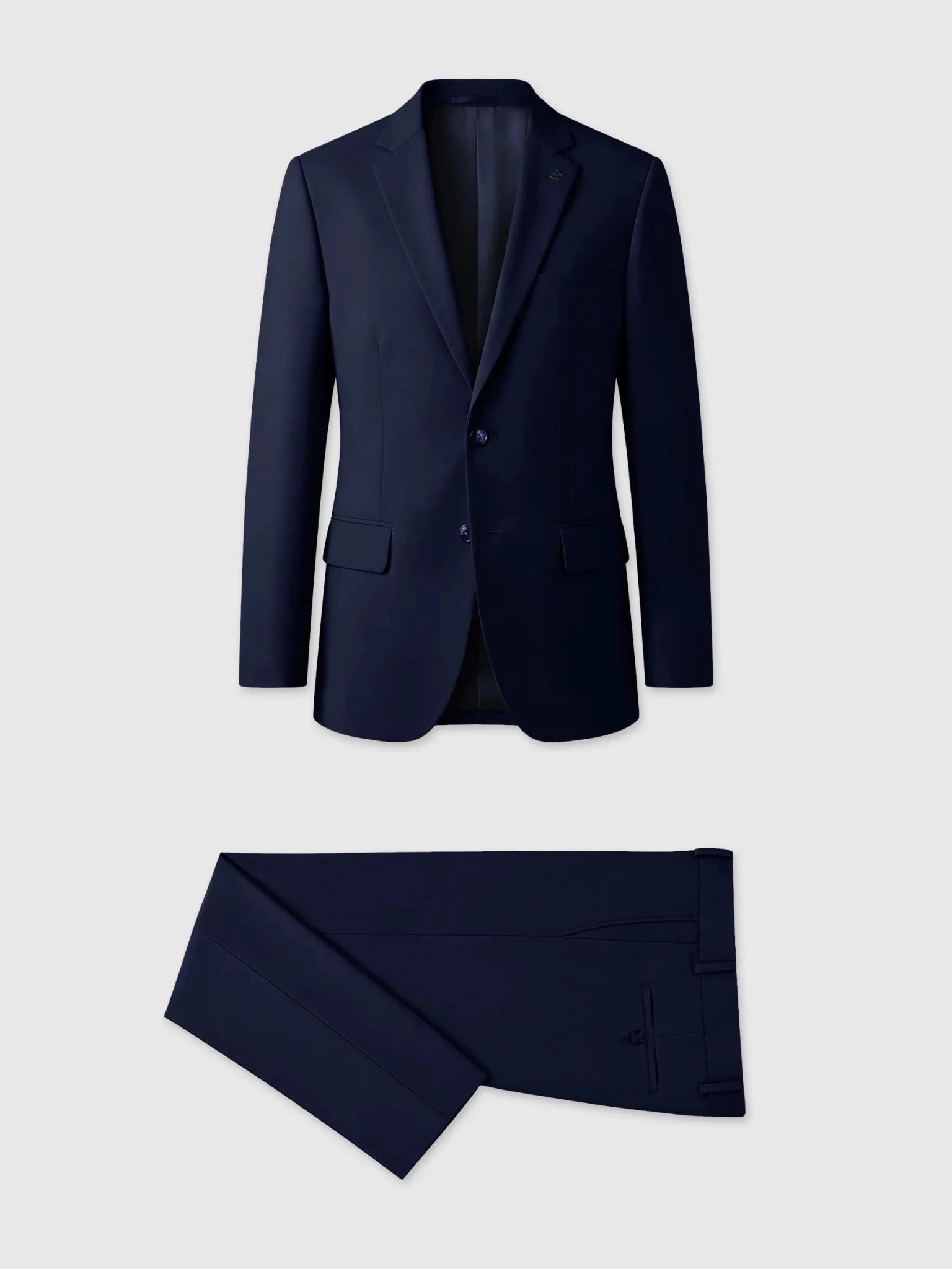 Costume 2 boutons bleu - IZAC