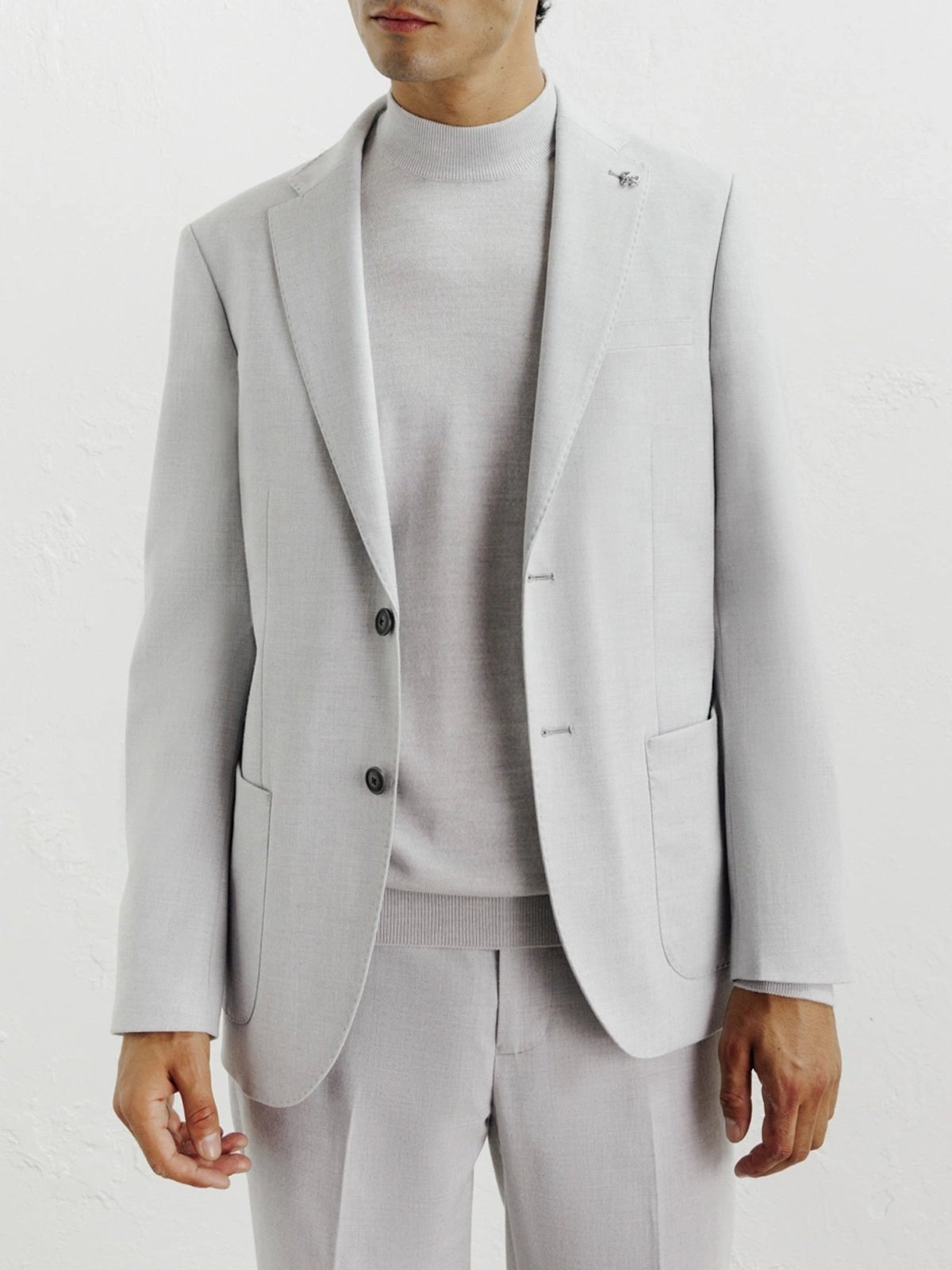Veste ville en flanelle gris clair - IZAC
