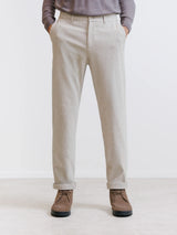Pantalon flanelle ecru