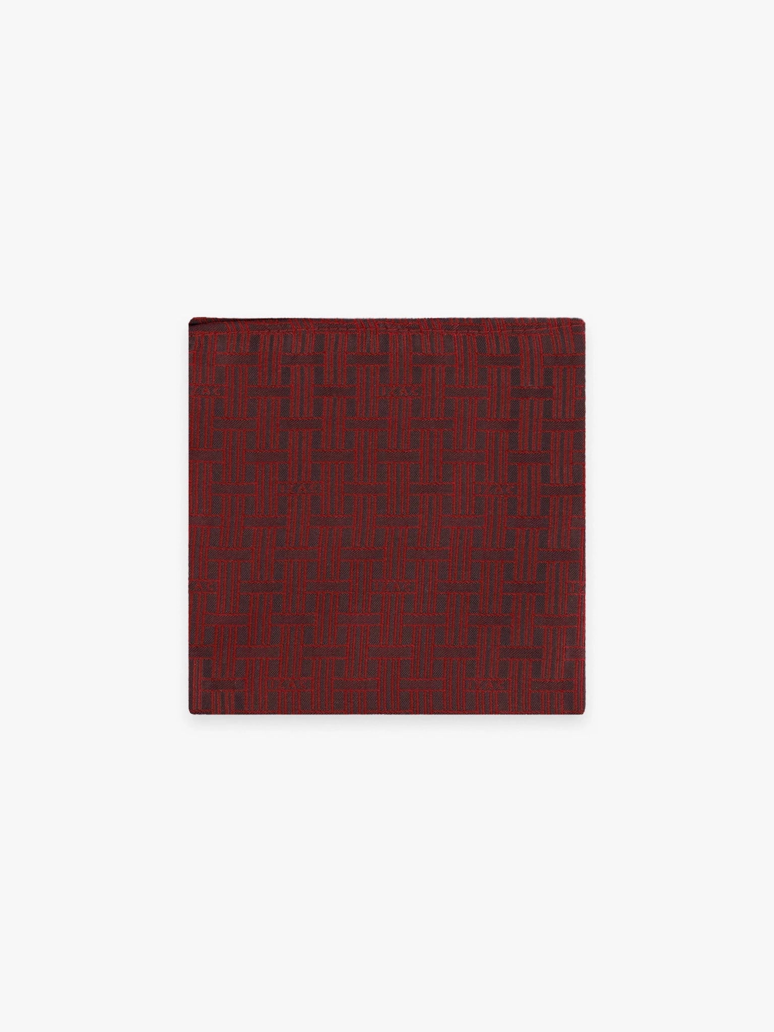 Pochette fantaisie bordeaux - IZAC