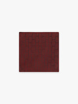 Pochette fantaisie bordeaux - IZAC