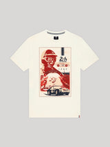 T-shirt col rond écru 24h Le Mans - IZAC