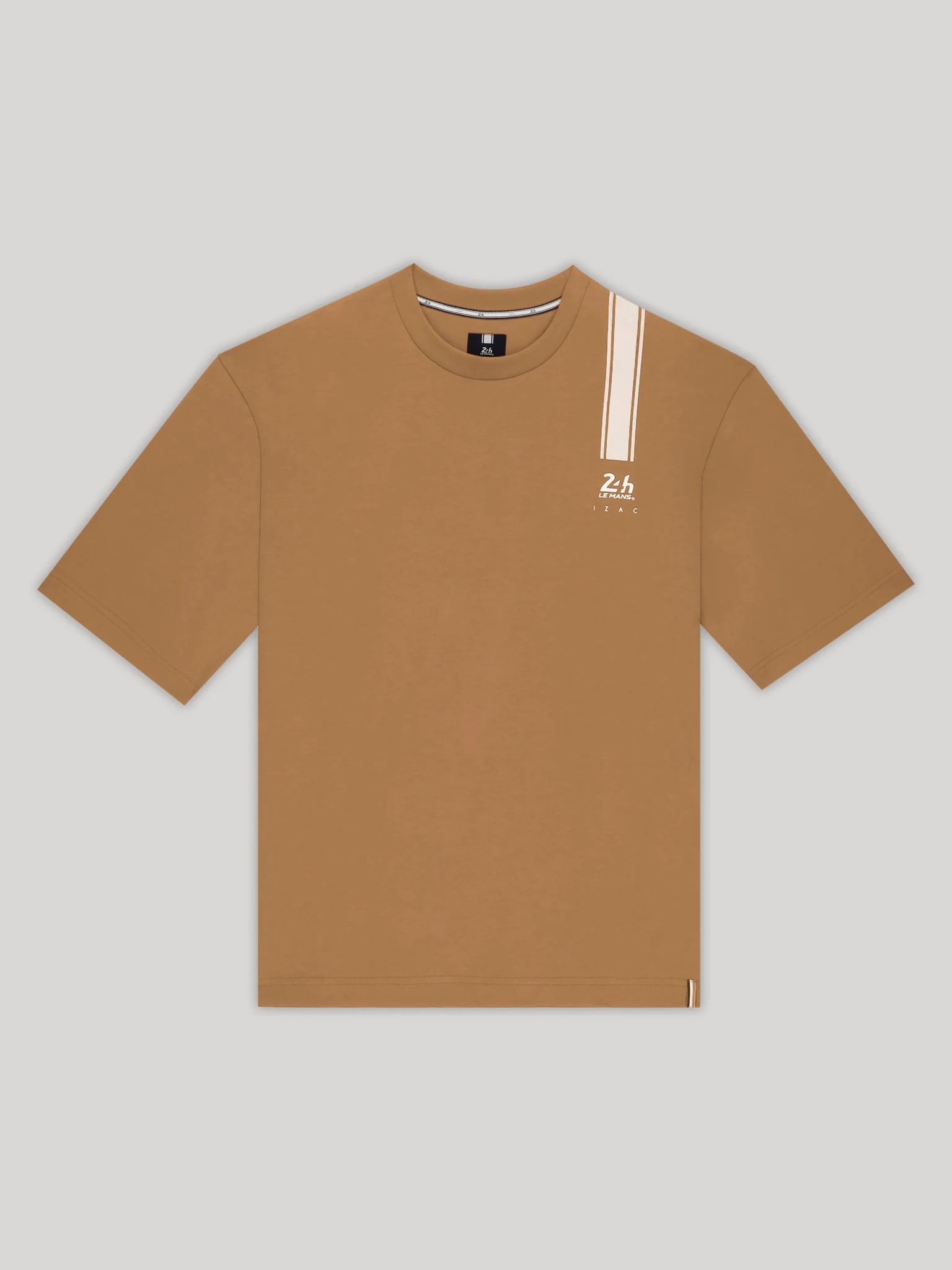 T-shirt col rond camel 24h Le Mans - IZAC