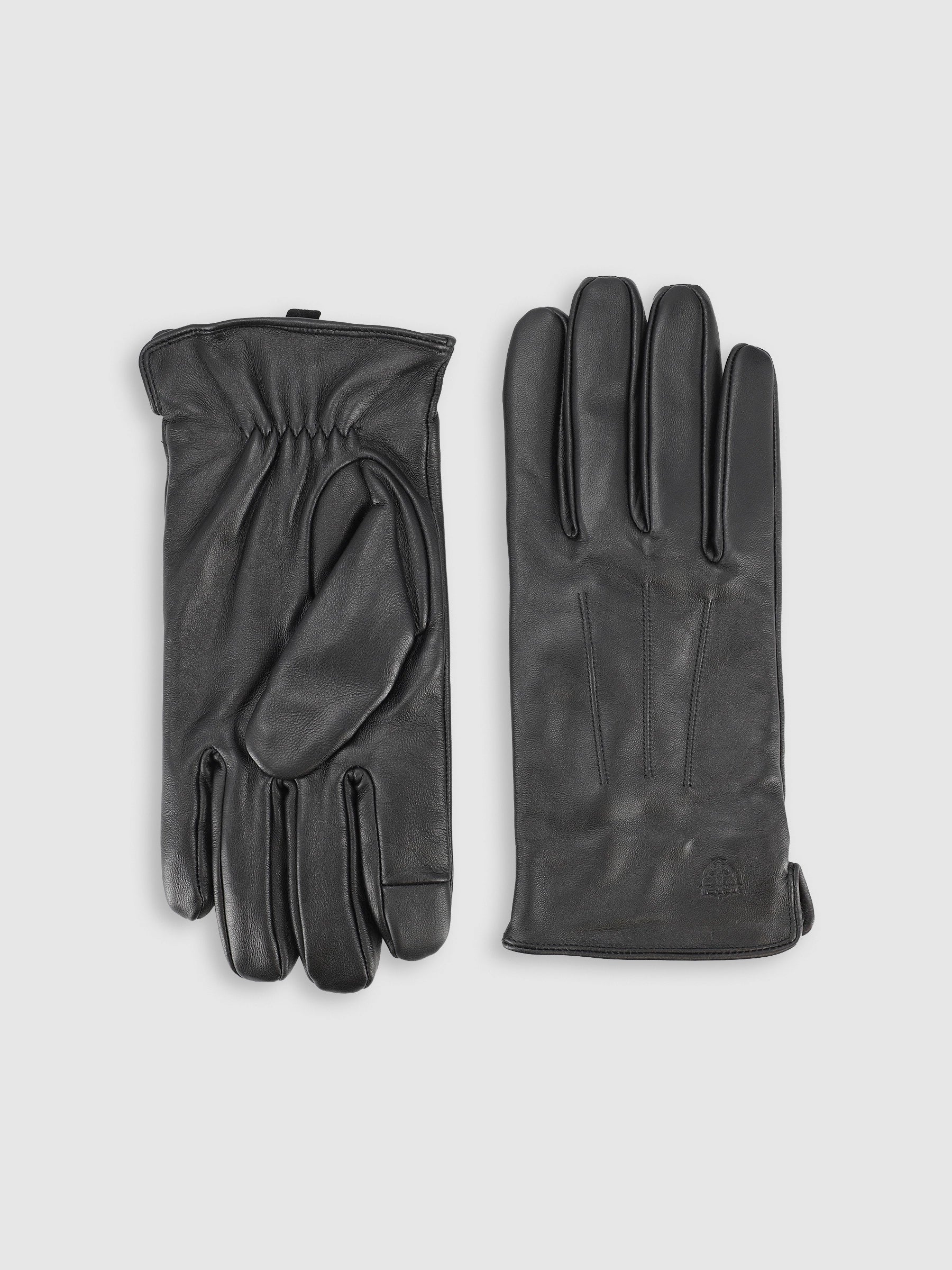 Gant en cuir noir