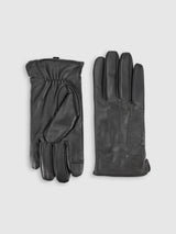 Gant en cuir noir
