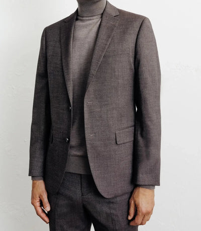 Costume avec boutons marron - IZAC