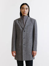 Manteau à parmenture amovible taupe - IZAC