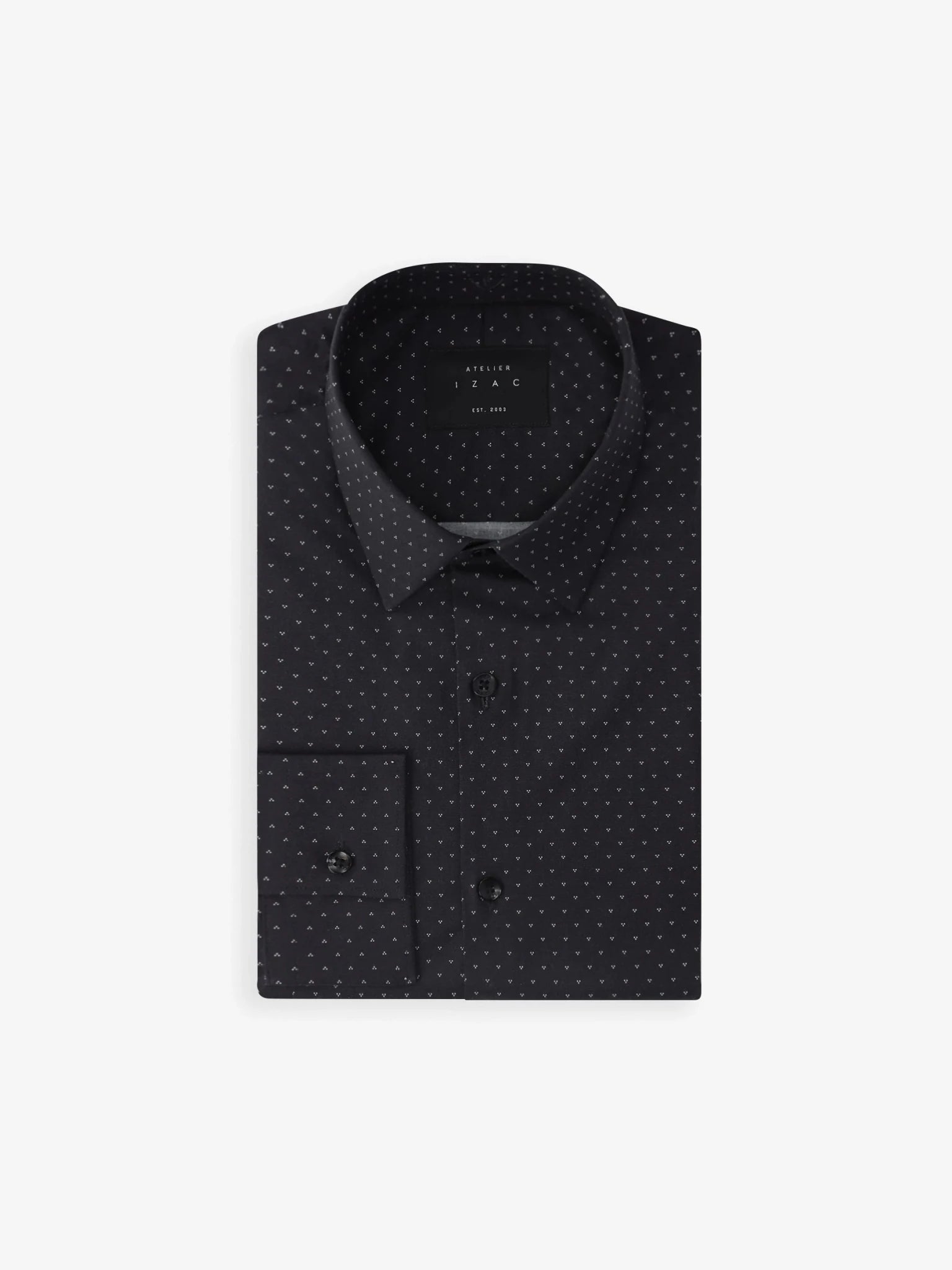 Chemise fantaisie noire - IZAC