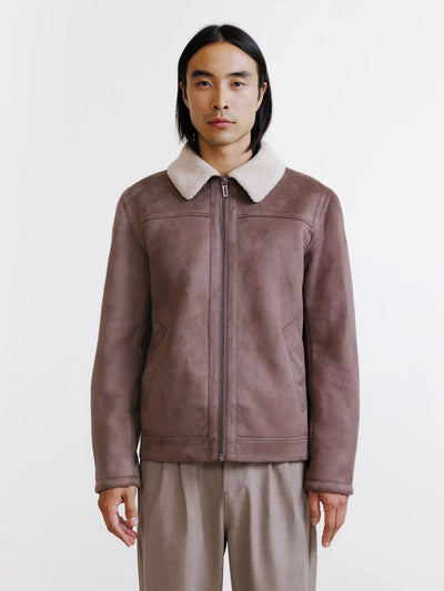 Blouson bombardier taupe - IZAC