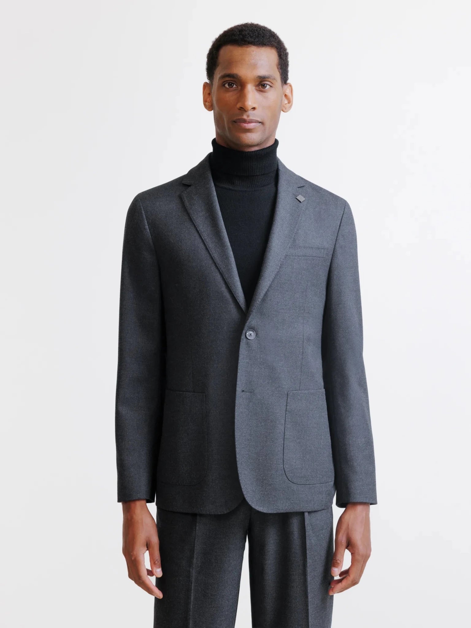 Veste 2 boutons grise - IZAC
