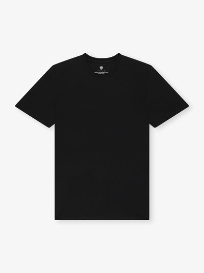 T-shirt col rond noir - IZAC