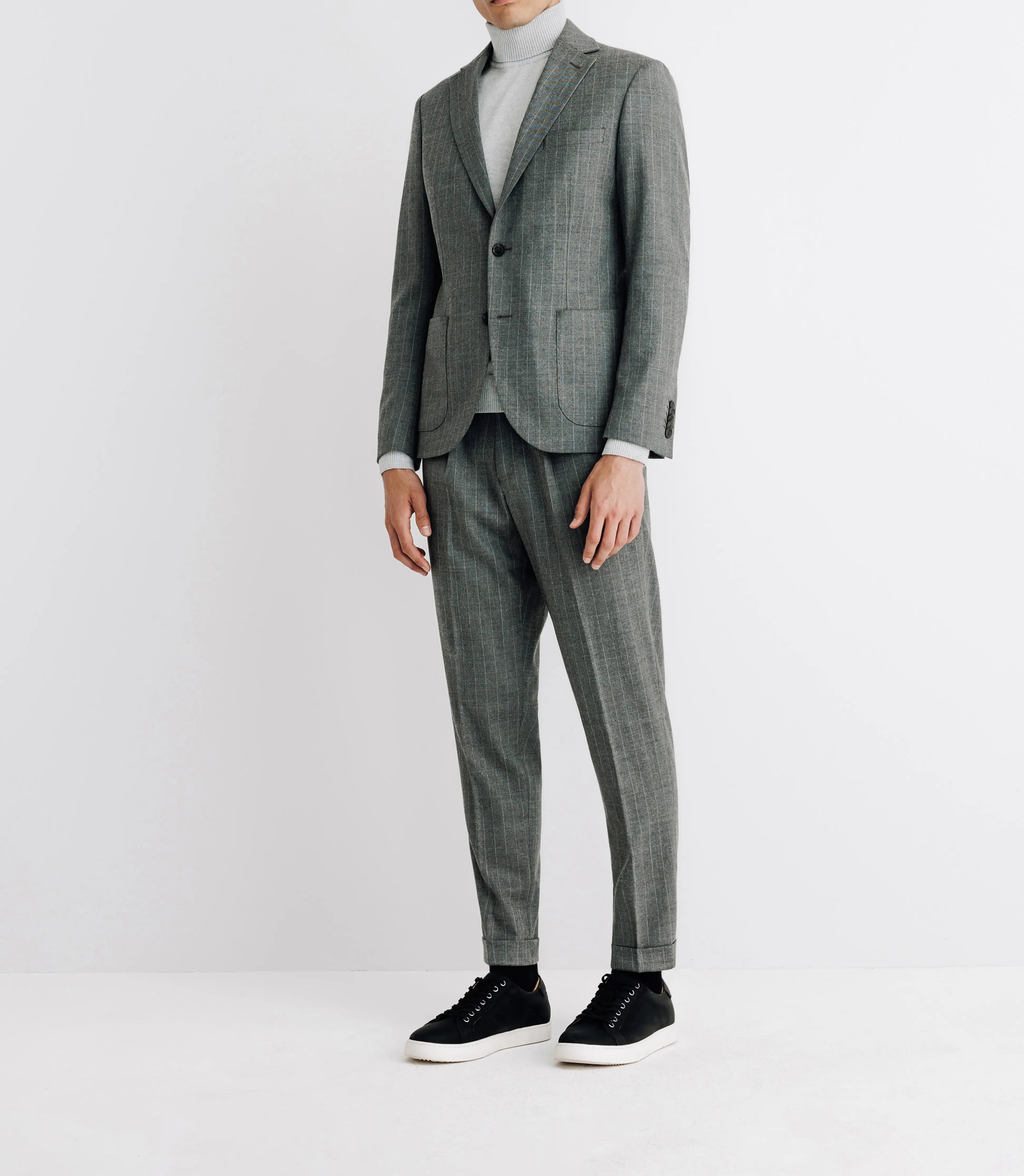 Costume à rayures tennis gris - IZAC