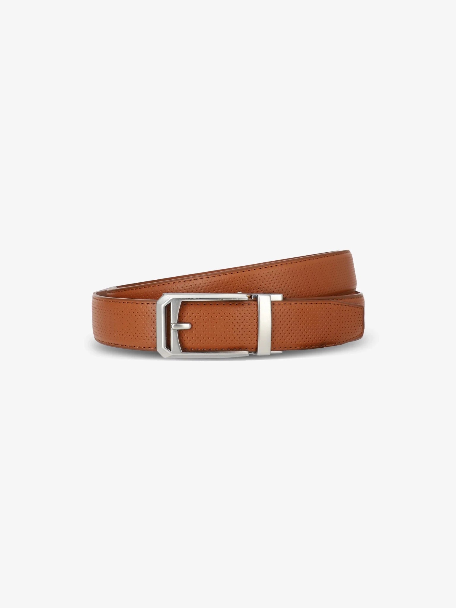 Ceinture à cliquet camel - IZAC