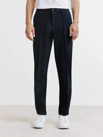 Pantalon en maille marine - IZAC