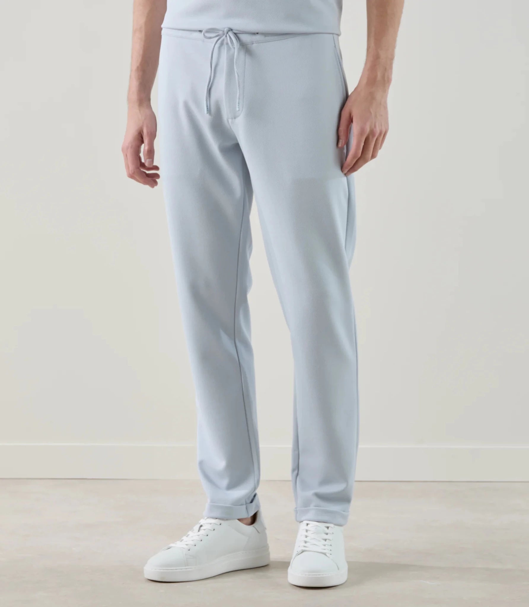 Pantalon casual en maille ciel - IZAC