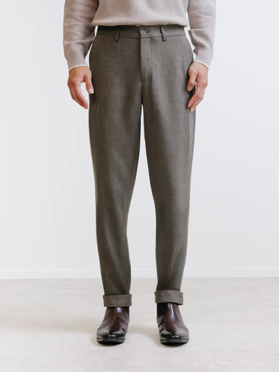 Pantalon armuré chatain - IZAC