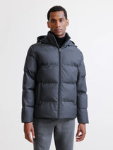 Doudoune courte anthracite