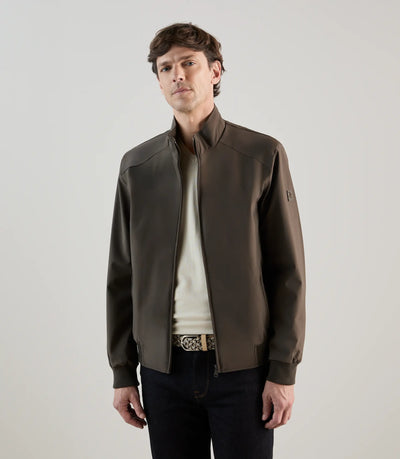 Blouson col montant kaki f - IZAC