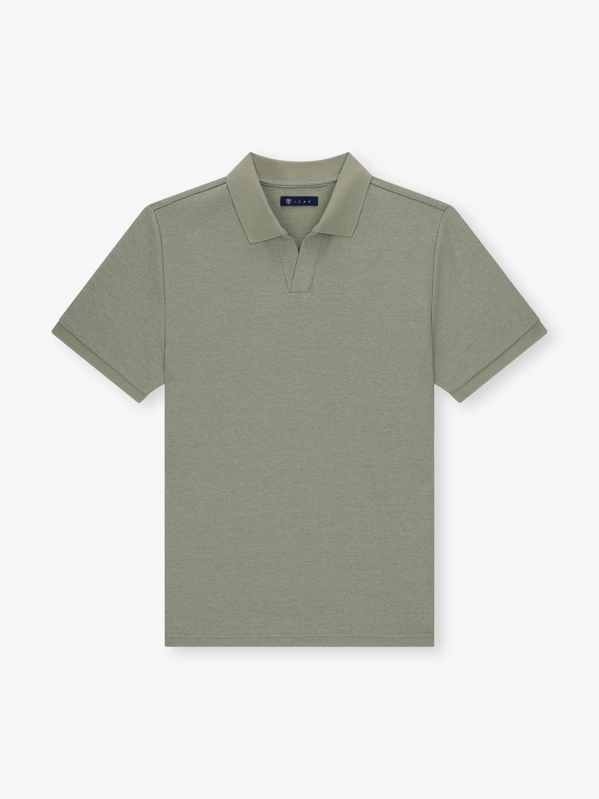 Polo col ouvert kaki - IZAC