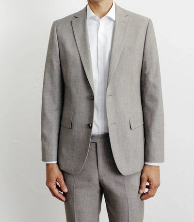 Costume avec 2 boutons beige - IZAC