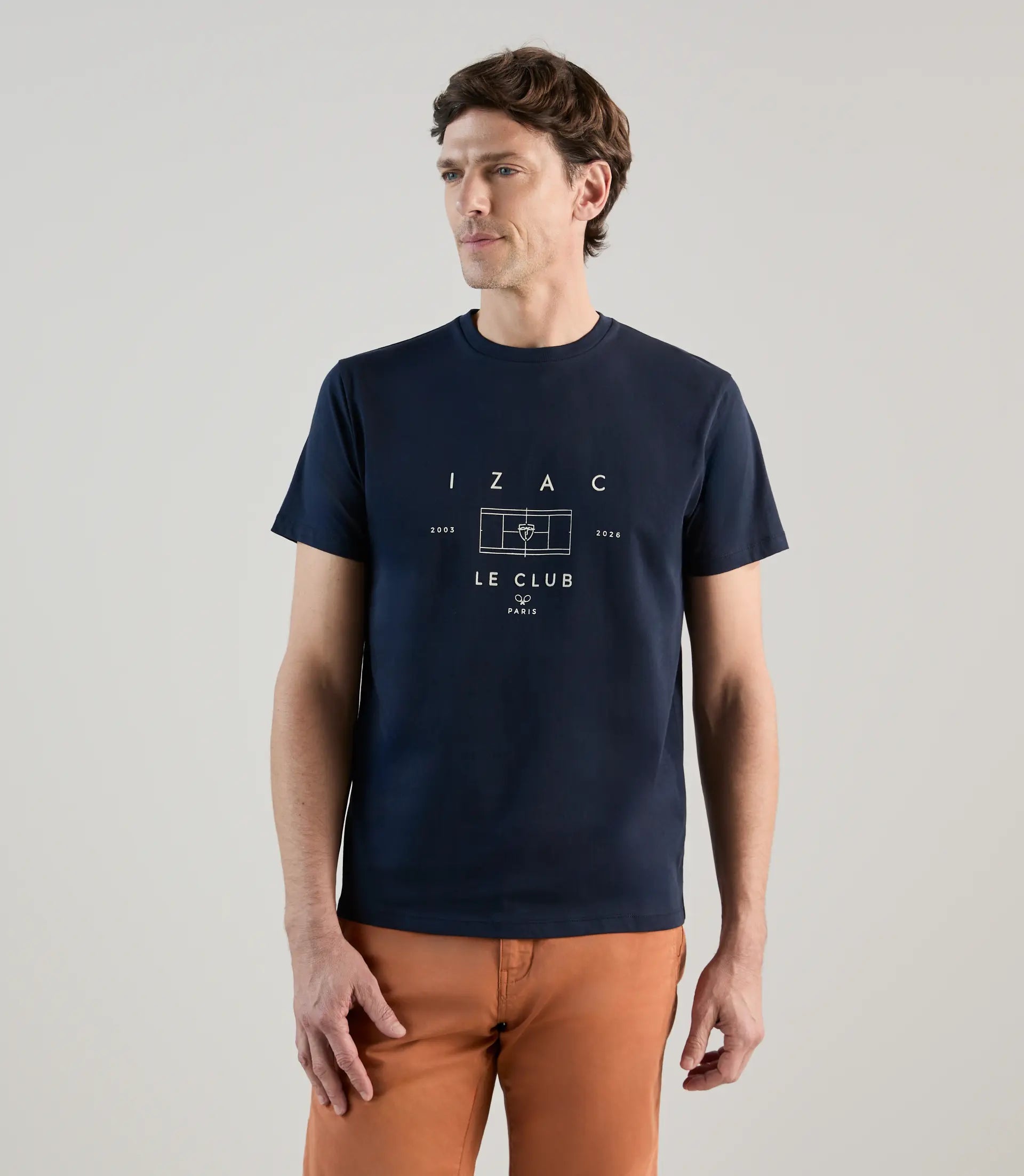 T-shirt à manches courtes marine - IZAC