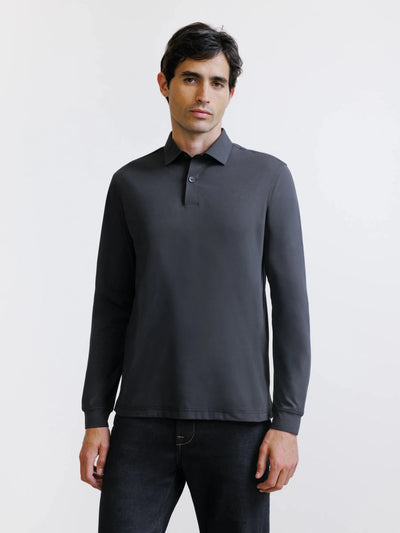 Polo non iron noir - IZAC