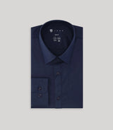 Chemise ville unie marine - IZAC