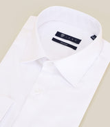 Chemise en twill infroissable blanche - IZAC