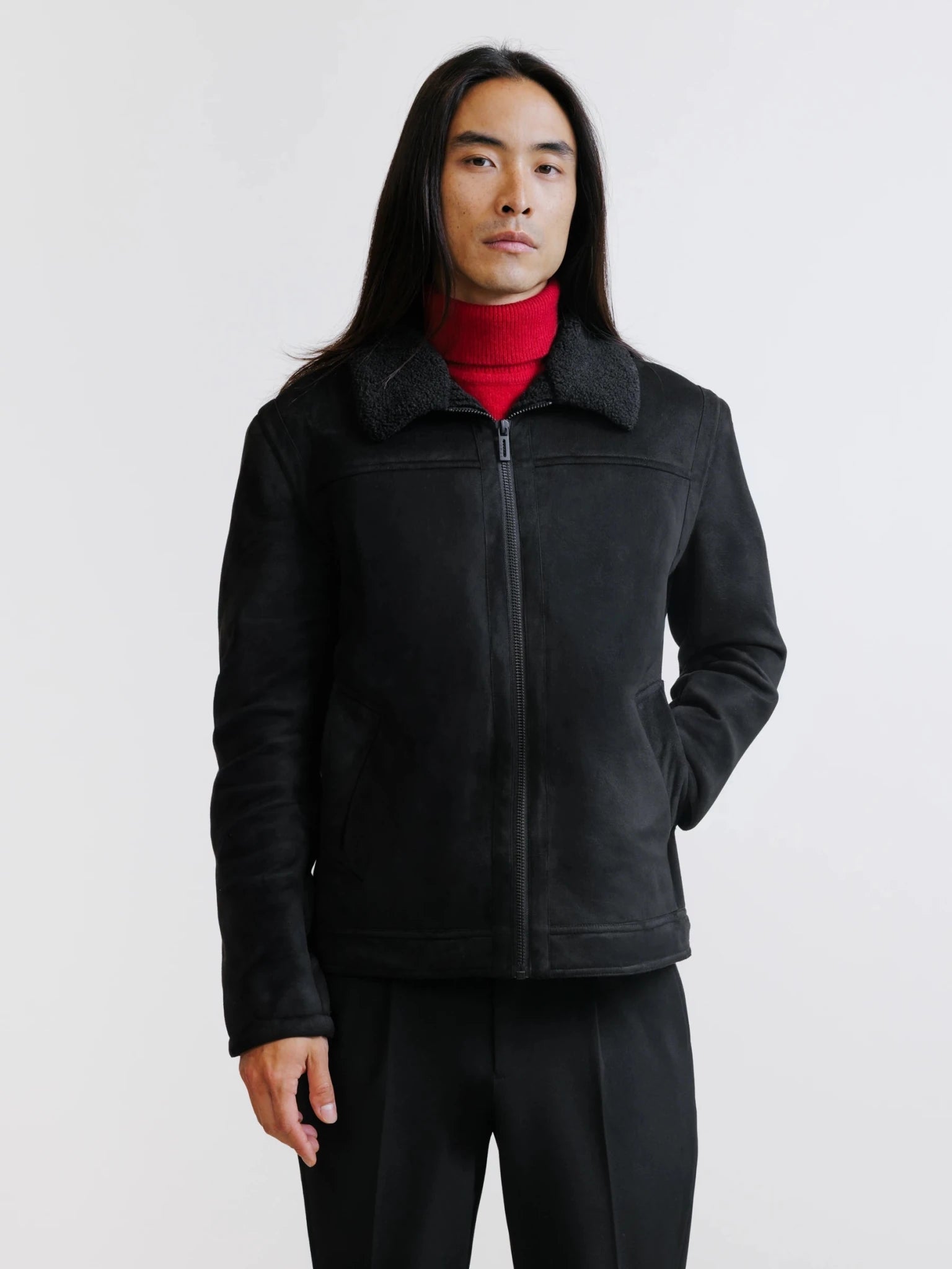 Blouson bombardier noir - IZAC