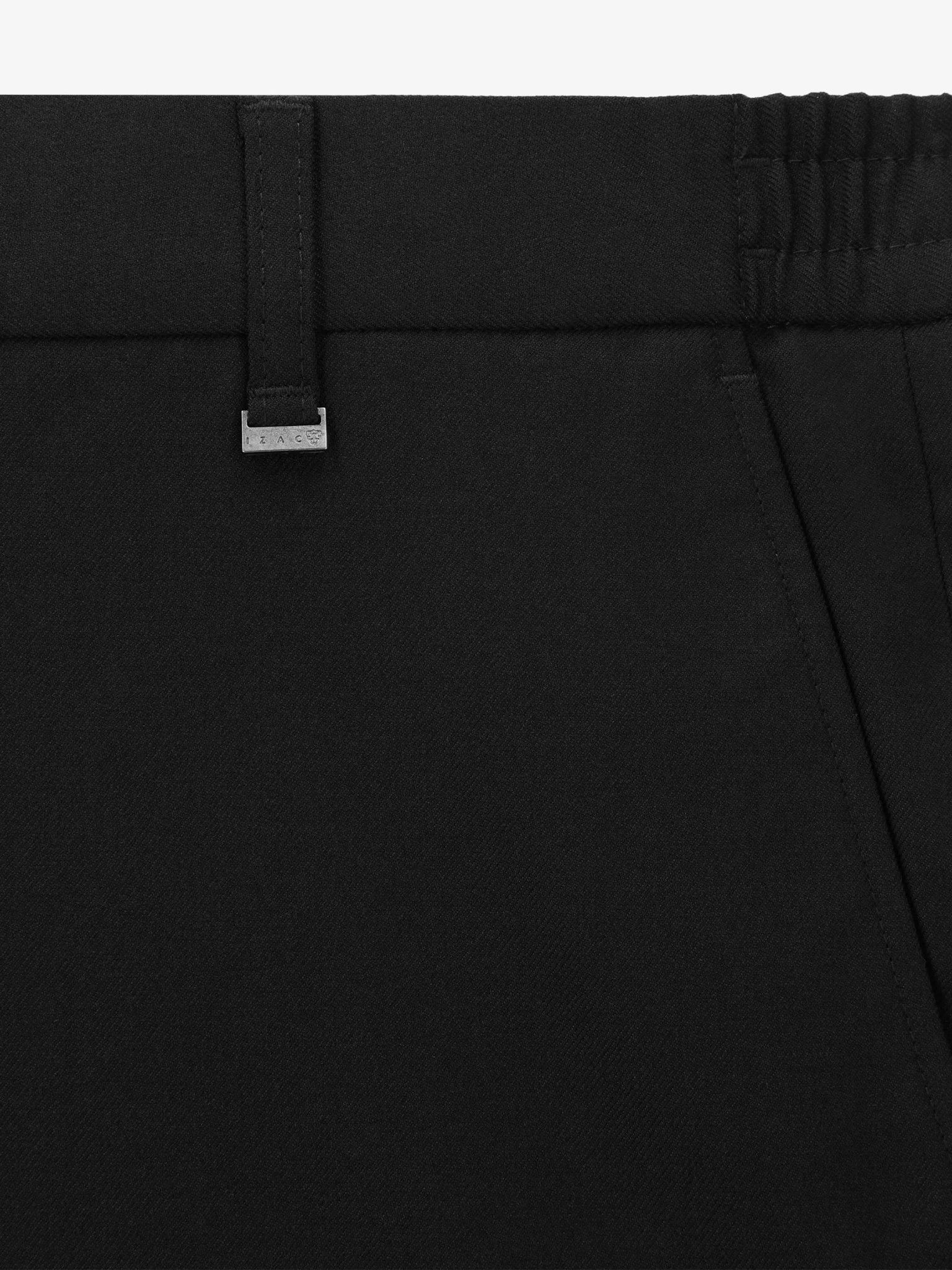 Pantalon confort élastiqué noir - IZAC