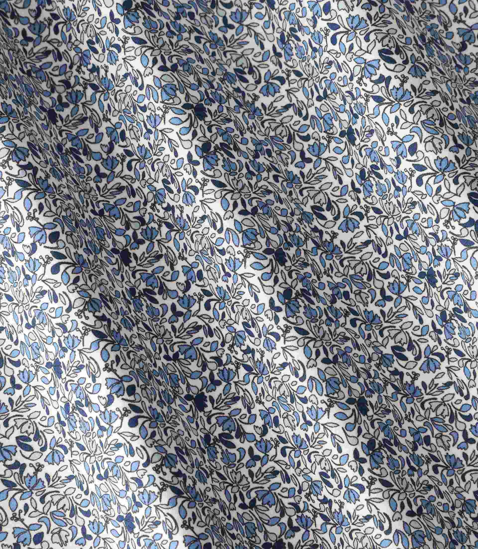 Pochette fantaisie bleue - IZAC