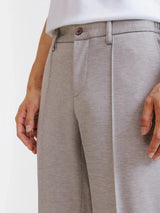 Pantalon en maille taupe - IZAC