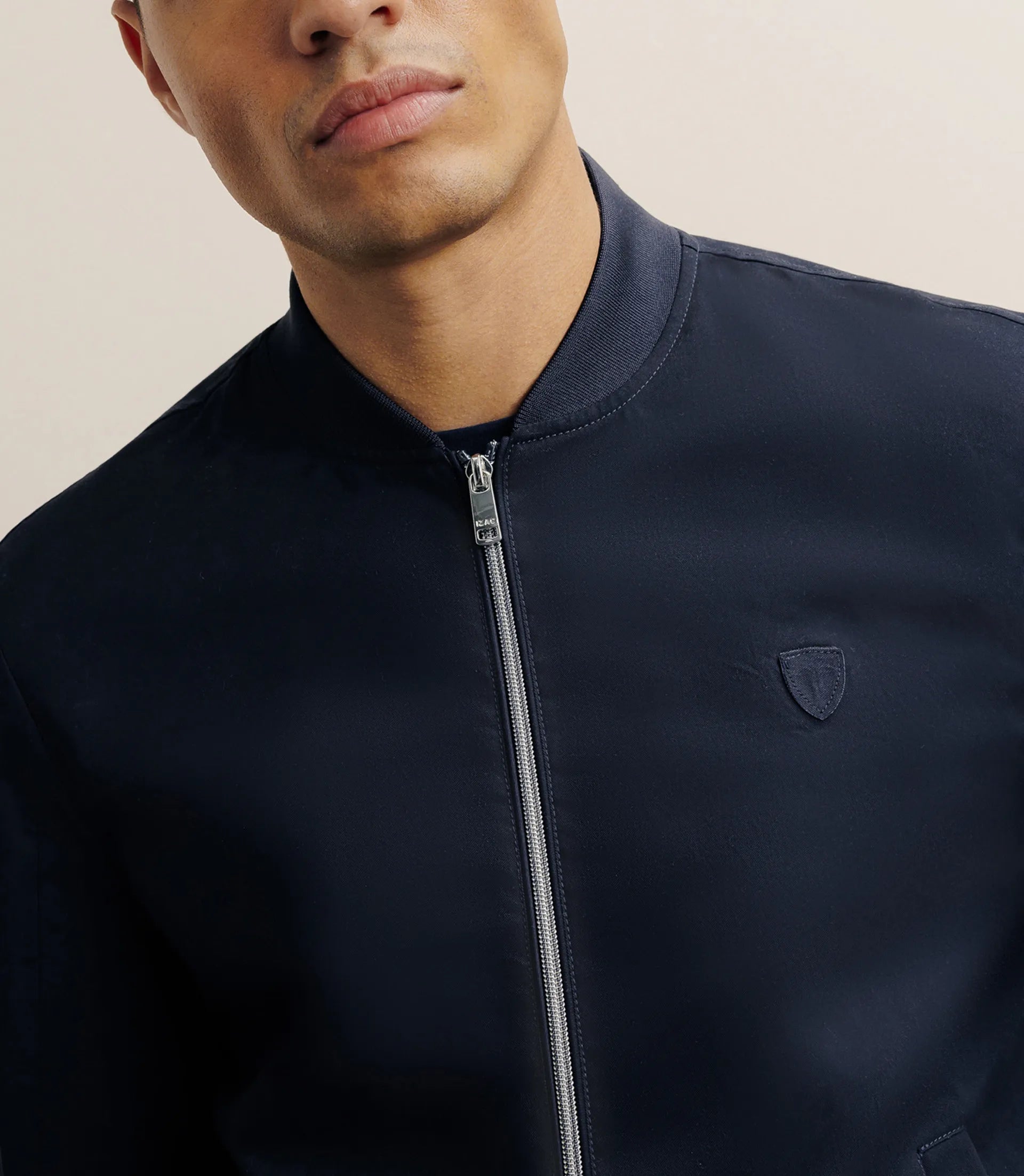 Blouson col teddy marine - IZAC